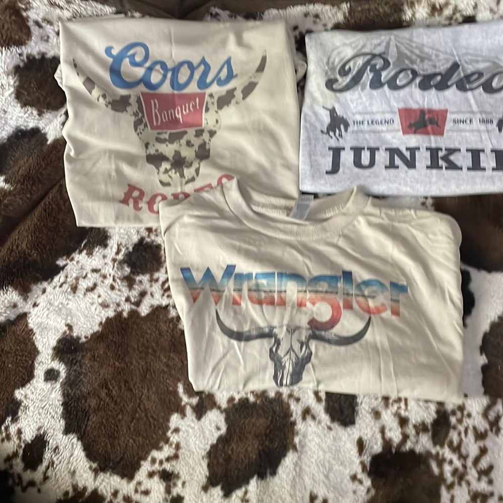 3 western style shirts